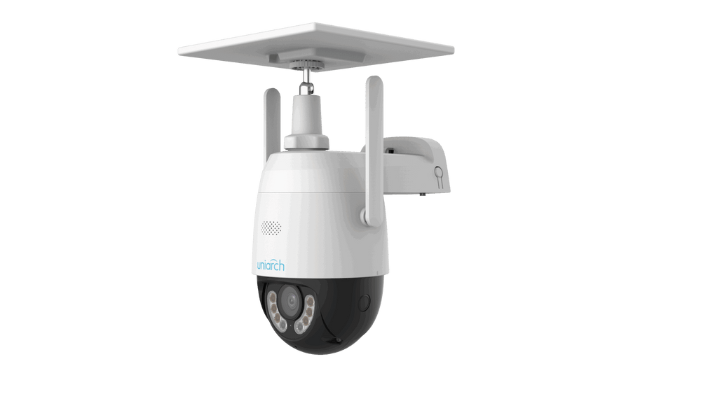 Cámara de seguridad PT IP 4G solar Uniarch Uho-P2G-M3F4D-LA