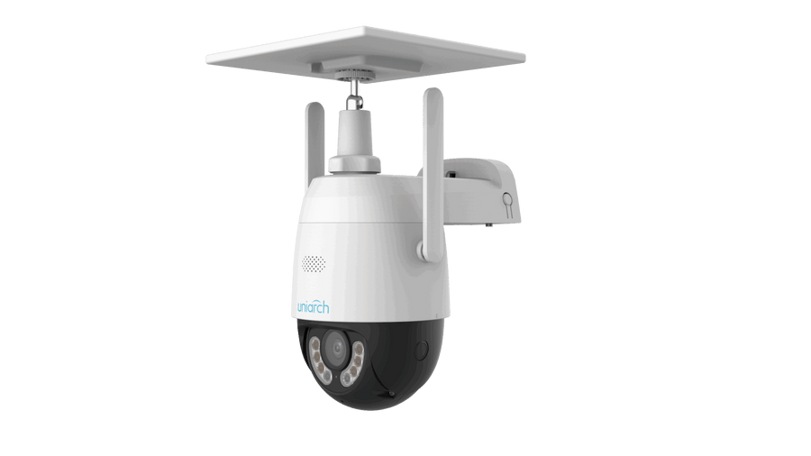 Cámara de seguridad PT IP 4G solar Uniarch Uho-P2G-M3F4D-LA