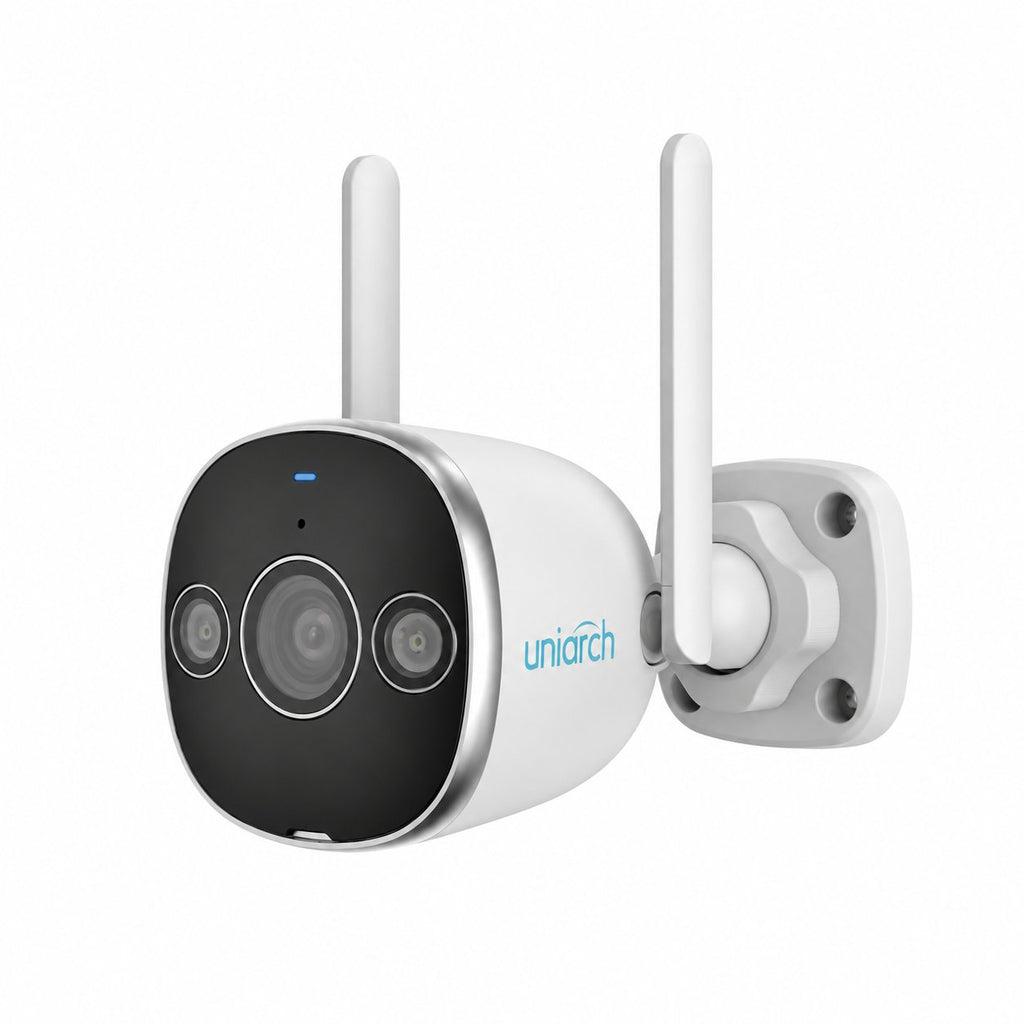 Uho-B2D-M5F3D - Cámara Bullet IP Wi-Fi 5MP IR 20Mts Warm Light Mic Uniarch - imagen 1