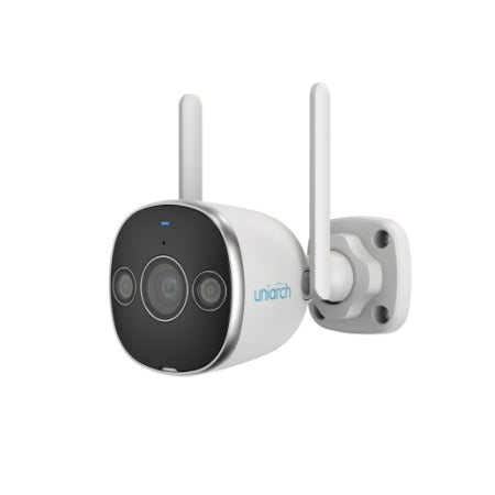 Uho-B2D-M5F3D - Cámara Bullet IP Wi-Fi 5MP IR 20Mts Warm Light Mic Uniarch - imagen 1