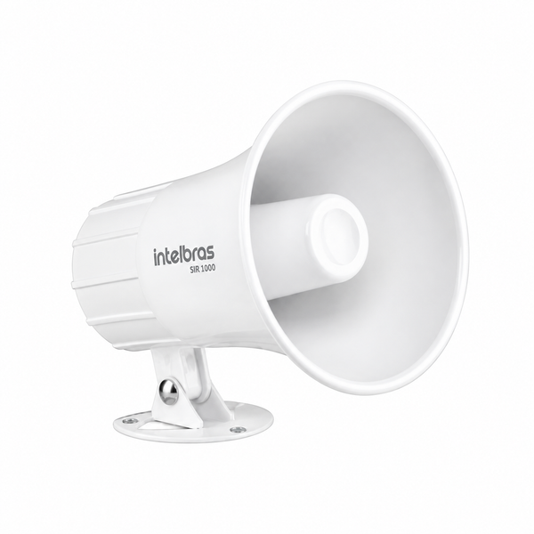 SIR 1000 - Sirena cableada Blanca de 9 a 15 Vcc/105 dB Intelbras