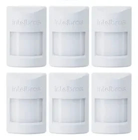 IVP 1000 PET- Conjunto de Sensores (6Und) de Movimiento Intelbras Cableado - imagen 1