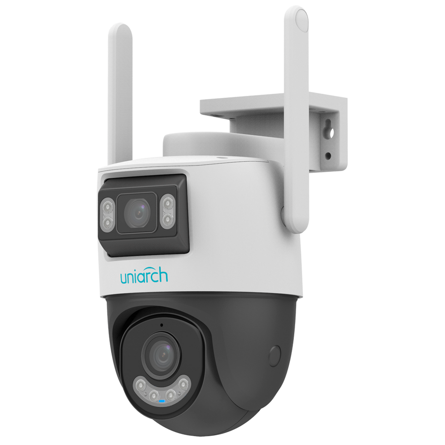 Uho-P2S-M33F34 - Cámara PT IP Wi-Fi 3MP+3MP IR 30Mts Dual-Lens Mic Uniarch - imagen 1