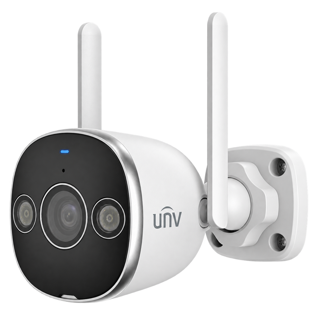 Uho-B2D-M3F3D - Cámara Bullet IP Wi-Fi 3MP IR 20Mts Warm Light Mic Uniarch - imagen 1