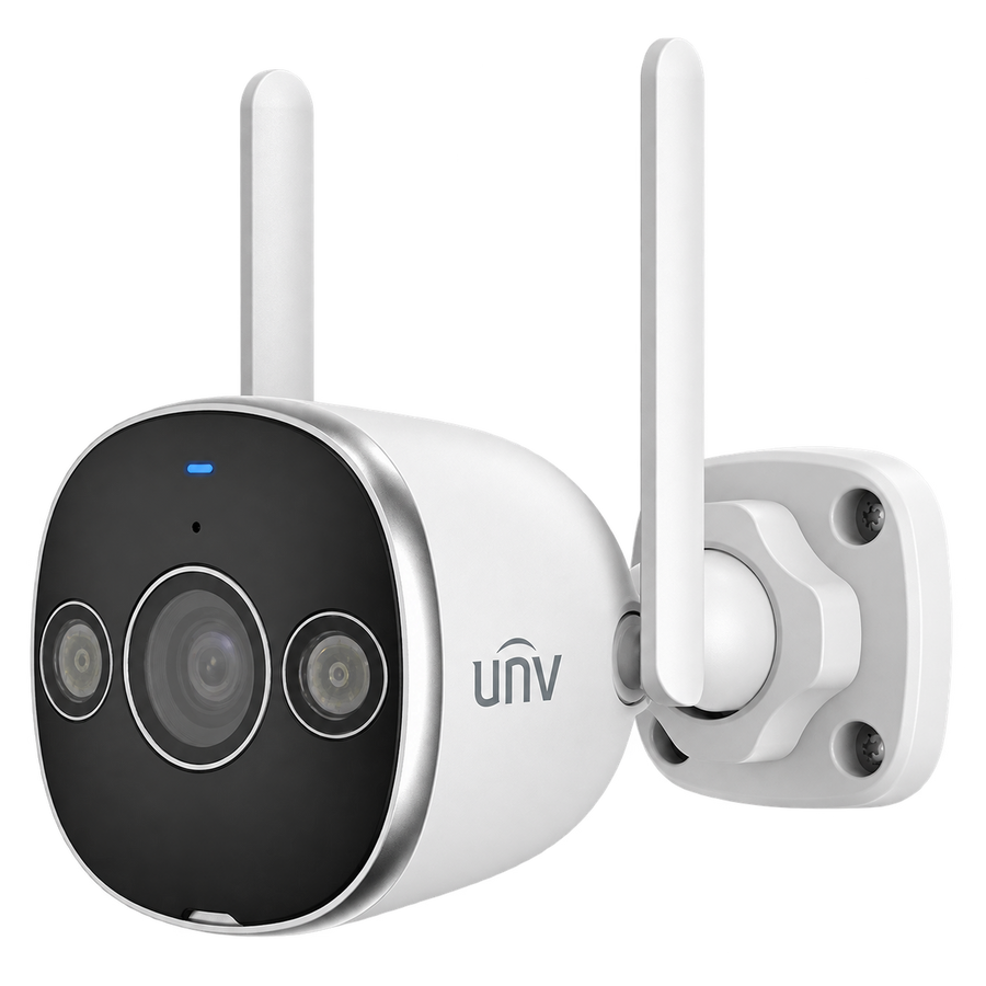 Uho-B2D-M3F3D - Cámara Bullet IP Wi-Fi 3MP IR 20Mts Warm Light Mic Uniarch - imagen 1