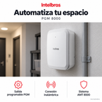 Módulo de automatización Intelbras PGM 8000: ejemplo de uso y funciones principales. Imagen ilustrativa.