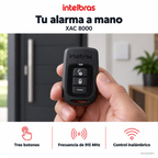 Control remoto Intelbras XAC 8000: ejemplo de uso y funciones principales. Imagen ilustrativa.