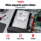 Disco duro Toshiba 4 TB DT02ABA400V: ejemplo de uso y funciones principales. Imagen ilustrativa.