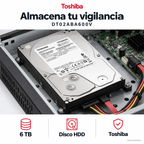 Disco duro Toshiba 6 TB DT02ABA600V: ejemplo de uso y funciones principales. Imagen ilustrativa.