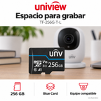 Tarjeta de memoria Blue Card 256 GB TF-256G-T-L: ejemplo de uso y funciones principales. Imagen ilustrativa.