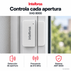 Sensor magnético Intelbras XAS 8000: ejemplo de uso y funciones principales. Imagen ilustrativa.