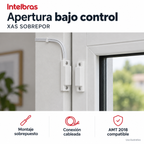 Sensor magnético cableado Intelbras XAS SOBREPOR: ejemplo de uso y funciones principales. Imagen ilustrativa.
