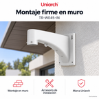 Soporte para muro Uniarch TR-WE45-IN: ejemplo de uso y funciones principales. Imagen ilustrativa.